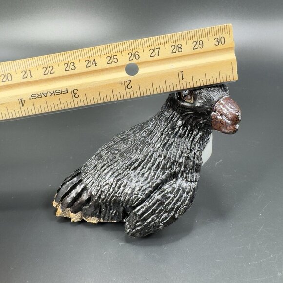 Vintage Hand Made Stoneware Pottery Penguin Figurine Decor Hand Crafted Figure - Picture 3 of 10
